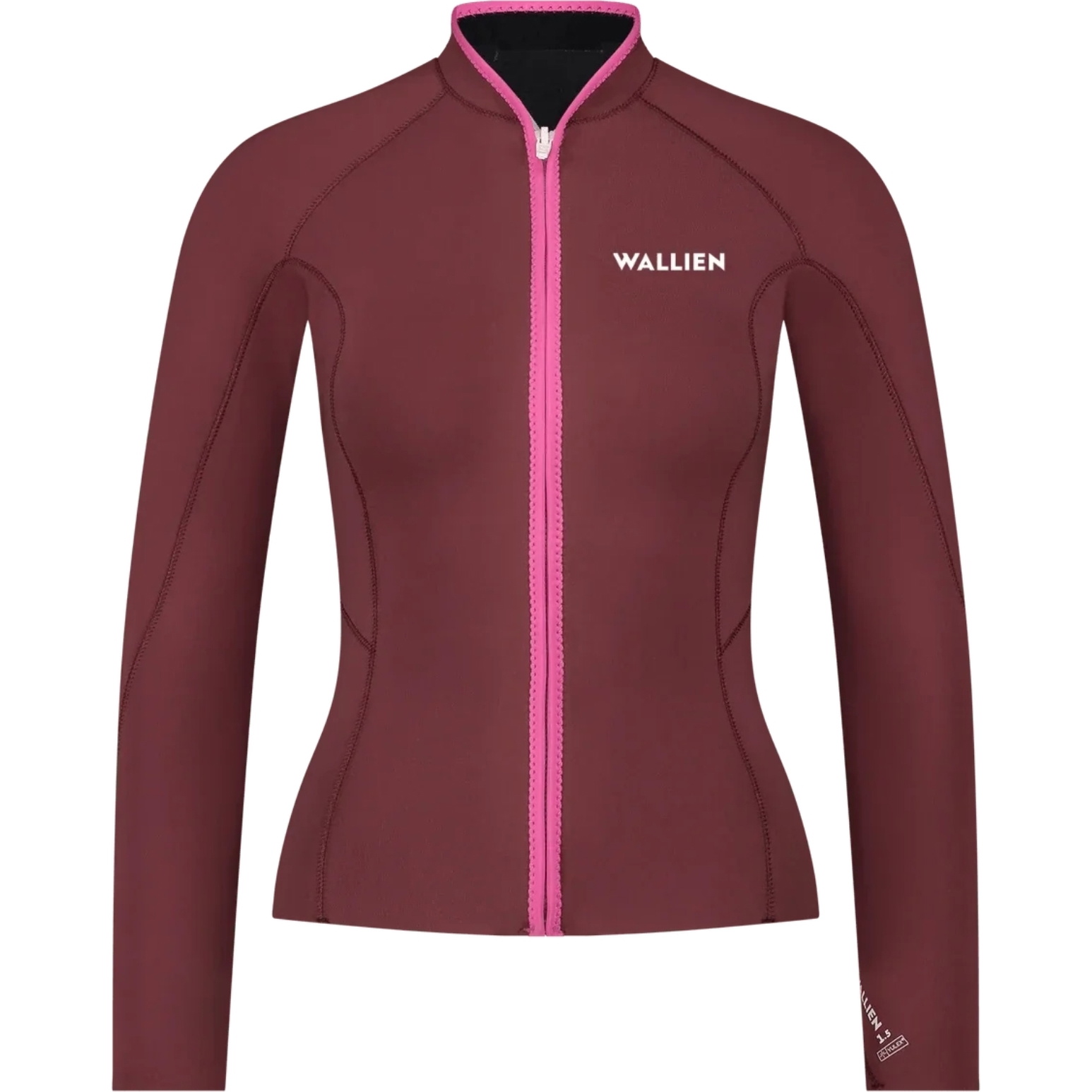 2026 Wallien Horizonia Yulex 1.5mm Wetsuit Jacket 101005001 - Red